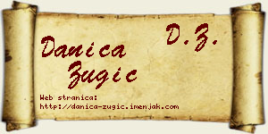 Danica Žugić vizit kartica